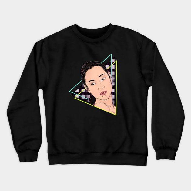 April Wilkner Crewneck Sweatshirt by fsketchr